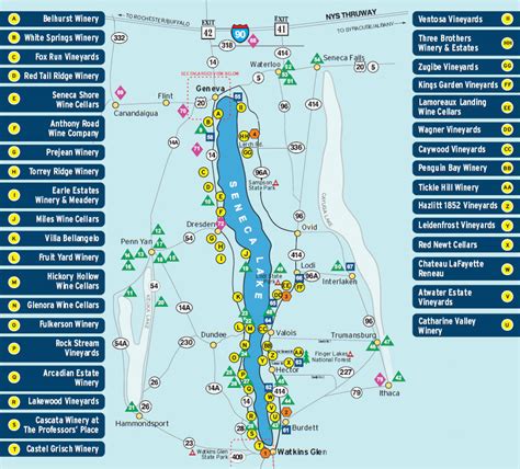 Seneca Lake Map